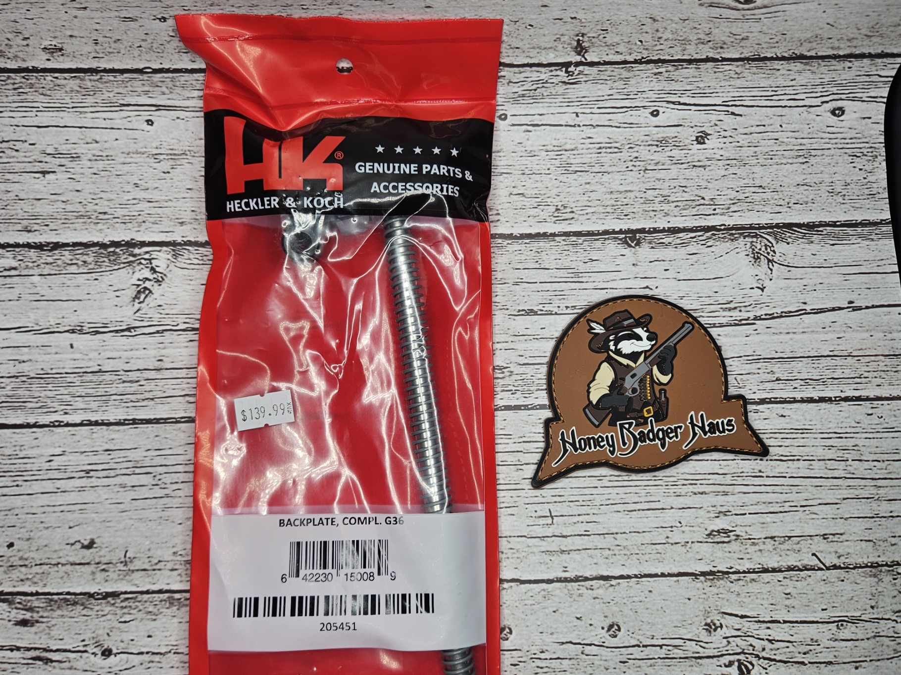 G36 Backplate Complete With Recoil Assembly